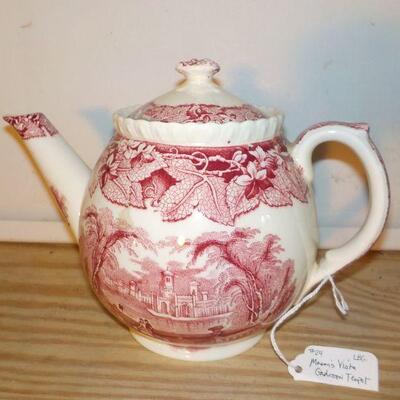 " Vintage Masons Vista Gadroon Teapot ".