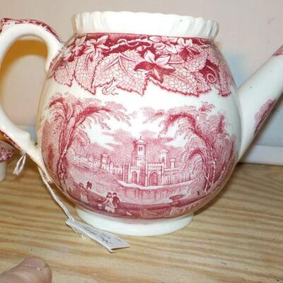 " Vintage Masons Vista Gadroon Teapot ".