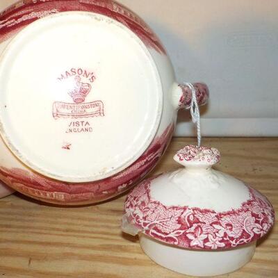 " Vintage Masons Vista Gadroon Teapot ".