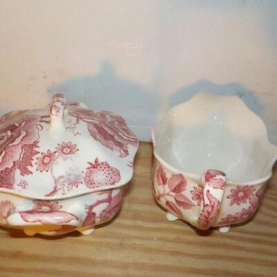 " English Chippendale Sugar and Creamer". 