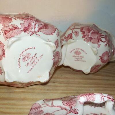 " English Chippendale Sugar and Creamer". 