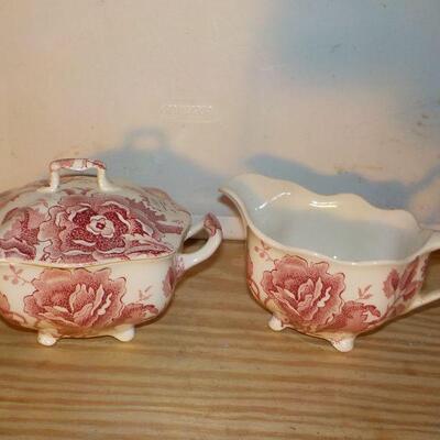 " English Chippendale Sugar and Creamer". 