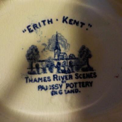 " Erith-Kent Thames River Scenes / Palissy Pottery.