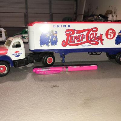 Pepsi Cola Tractor Trailer Truck Semi Drink Pepsi-Cola 5 Cents (item #126)