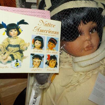 " Vintage Paradise Galleries Doll" Native American Joyful Dove. 20 inches.