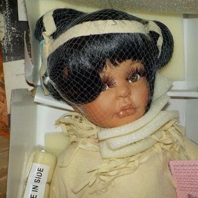 " Vintage Paradise Galleries Doll" Native American Joyful Dove. 20 inches.