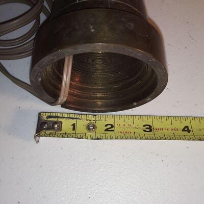 Brass Lighthouse Lamp Folk Art
