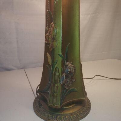 Charles Parker slag lamp early 20th century