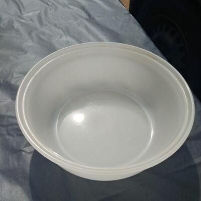 Pyrex Round White Casserole  
