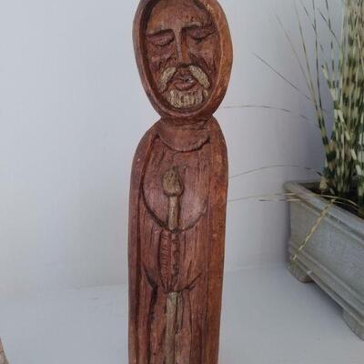 Friar statue