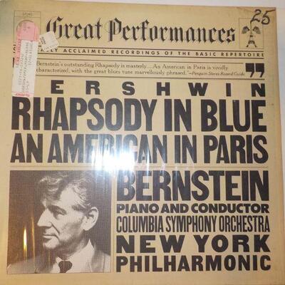 " Hershwin Rhapsody in Blue Album/ Bernstein conductor".
