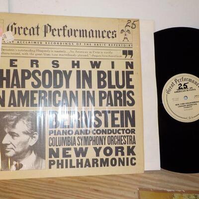 " Hershwin Rhapsody in Blue Album/ Bernstein conductor".