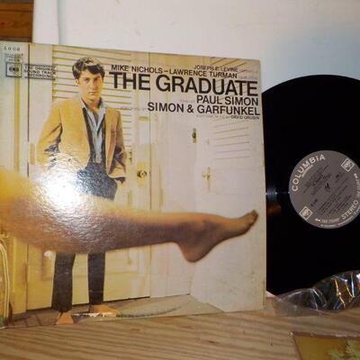 : The Graduate ", Paul Simon original album. Dustin Hoffman.
