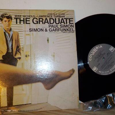 : The Graduate ", Paul Simon original album. Dustin Hoffman.