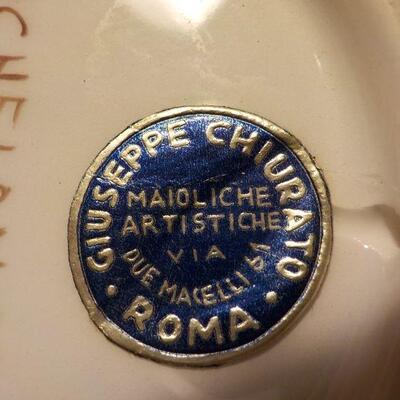 " Giuseppe Chiurato Pottery Art Legends from Rome".