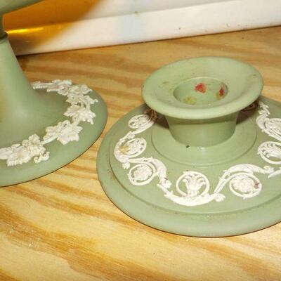 Vintage " Wedgewood Ceramic's Candle holder and service dish".