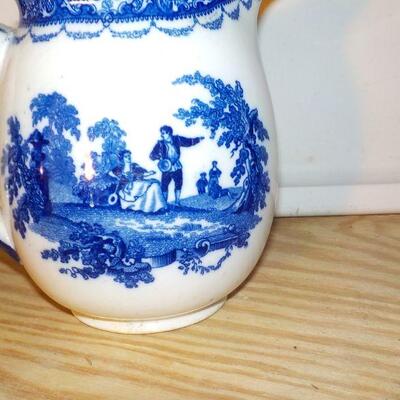 " Vintage Watteau Doulton Water Pitcher".
