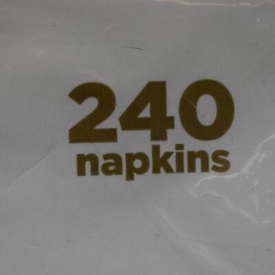 Vanity Fair Entertain Paper Napkins, 240 Count - New