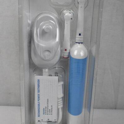 Equate infinity rechargeable electric toothbrush + 2 replacement heads - New