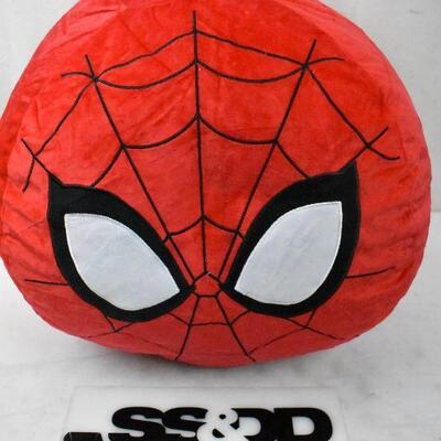 Marvel Spiderman Kids Red Bean Bag Chair - New