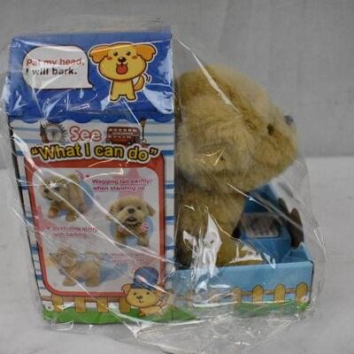 Vokodo Playful Teacup Puppy Interactive Electronic Battery Operated Toy - New