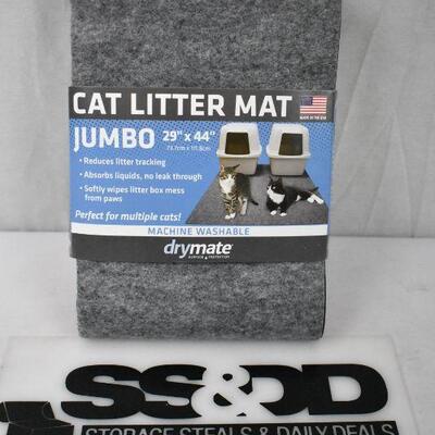 Drymate Cat Litter Mat Jumbo 100 Phthalate Free Safe Kitty Litter Mat - New