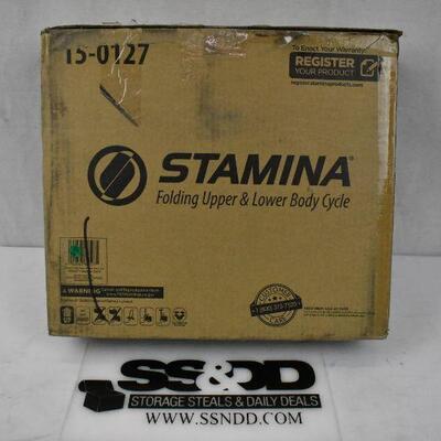 Stamina Folding Upper & Lower Body Cycle with Monitor - New