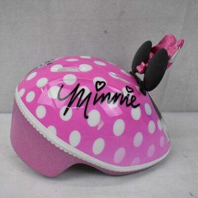 Minnie Mouse Helmet with Ears & Bow. No packaging - New