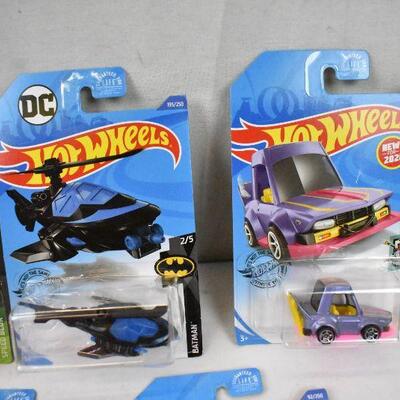 10 pc Hot Wheels Cars: Rescue, Graphics, X-Raycers, Tooned, Batman, etc - New