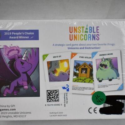 Unstable Unicorns 2nd Edition Card Game - New