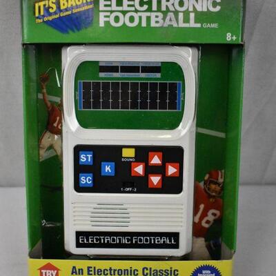Football Electronic Game - Handheld - Mattel Classic - New