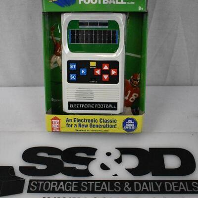 Football Electronic Game - Handheld - Mattel Classic - New