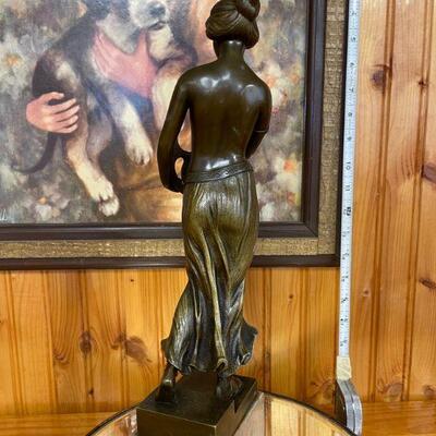 Otto Schmidt-Hofer bronze woman sculpture 