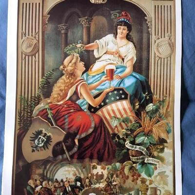 Vintage 11 x 15 Beer Poster Rochester Brewery