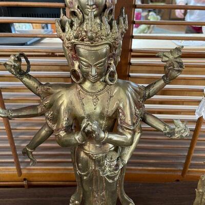 Brass Panchamukthi Statue / Very Old 