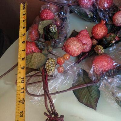 Lot 20 Sparkly Fake Fruit/ Flowers