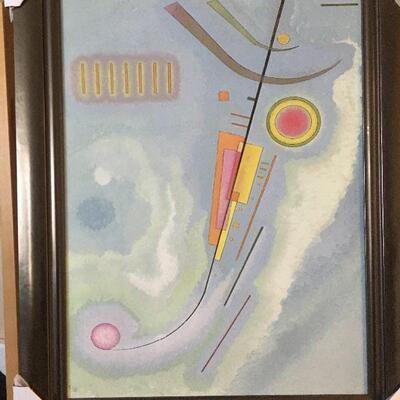 Kandinsky Giclee on Canvas with Gallery Frame. LOT B6 