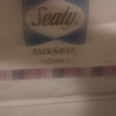 Sealy Twin Bed/Box Spring/Matching Comforter, Sheets & Drapes