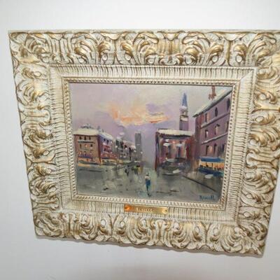 Framed Painting 16 x 13 1/2 inches - Item # 12