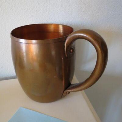 Vintage Solid Copper Mug Cup 4