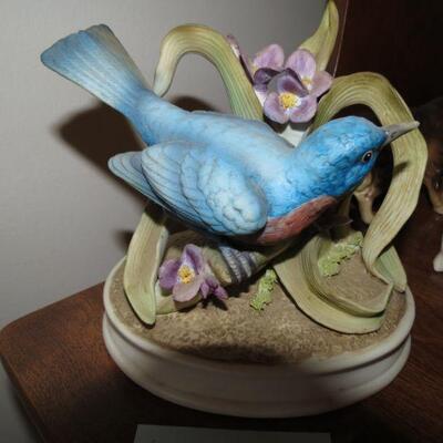 Blue Bird Figurine by Andrea by Sadek 6 x 6 inches - Item # 44