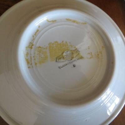 Two McNicol China West Virginia Silhouette - Item # 59