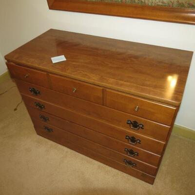 Ethan Allen Dresser Chest with Mirror  (mirror is 40 x 28) - Item # 87
