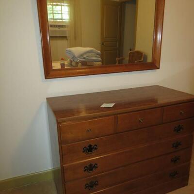 Ethan Allen Dresser Chest with Mirror  (mirror is 40 x 28) - Item # 87