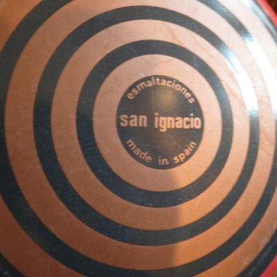 San Ignacio Made in Spain Red Sauce Pan Pot with Lid - Item # 143