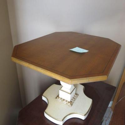 Vintage Hexagon Table 24 x 20 x 18 inches Tall - Item # 160