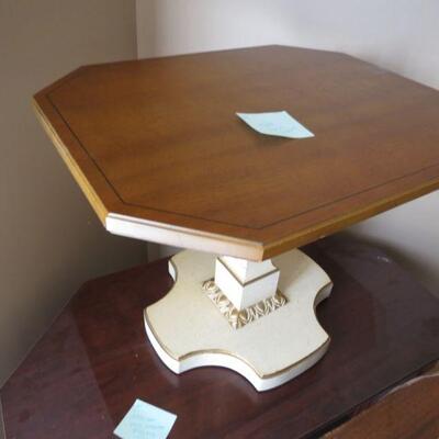 Vintage Hexagon Table 24 x 20 x 18 inches Tall - Item # 160
