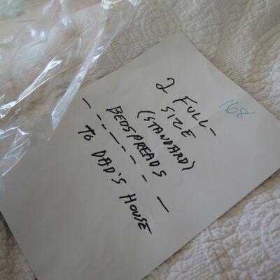 2 Full Size bedspreads - Item # 168