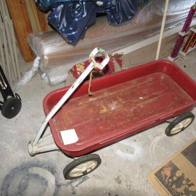 Vintage Red Wagon Radio Flyer - Item # 176