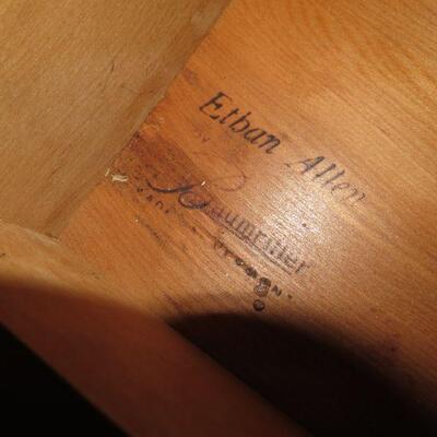 Ethan Allen Side Table End Table 14 1/2 x 17 x 28 inches Tall - Item # 186